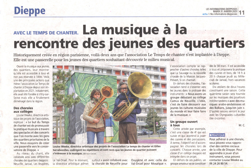 Infos Dieppe Orpheon